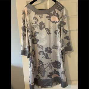 Beautiful floral 100% silk dress/ tunic